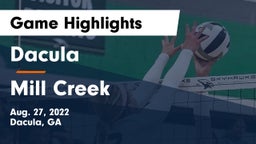 Dacula  vs Mill Creek Game Highlights - Aug. 27, 2022