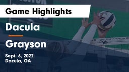 Dacula  vs Grayson Game Highlights - Sept. 6, 2022