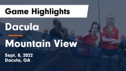 Dacula  vs Mountain View  Game Highlights - Sept. 8, 2022
