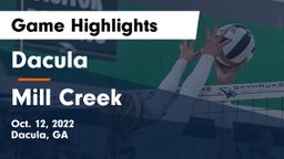 Dacula  vs Mill Creek  Game Highlights - Oct. 12, 2022