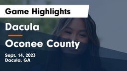 Dacula  vs Oconee County  Game Highlights - Sept. 14, 2023