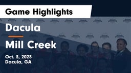 Dacula  vs Mill Creek Game Highlights - Oct. 3, 2023