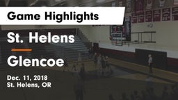 St. Helens  vs Glencoe  Game Highlights - Dec. 11, 2018