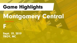 Montgomery Central  vs F Game Highlights - Sept. 19, 2019