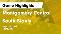 Montgomery Central  vs South Stanly  Game Highlights - Sept. 10, 2019