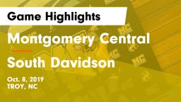 Montgomery Central  vs South Davidson Game Highlights - Oct. 8, 2019