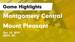 Montgomery Central  vs Mount Pleasant  Game Highlights - Oct. 15, 2019