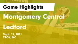 Montgomery Central  vs Ledford  Game Highlights - Sept. 15, 2021