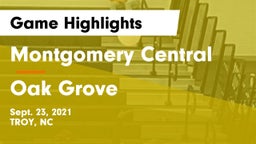 Montgomery Central  vs Oak Grove  Game Highlights - Sept. 23, 2021