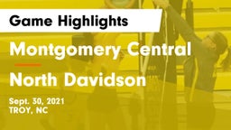 Montgomery Central  vs North Davidson  Game Highlights - Sept. 30, 2021