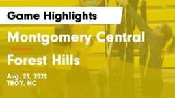Montgomery Central  vs Forest Hills  Game Highlights - Aug. 23, 2022