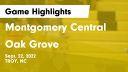 Montgomery Central  vs Oak Grove  Game Highlights - Sept. 22, 2022