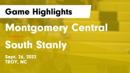 Montgomery Central  vs South Stanly  Game Highlights - Sept. 26, 2022