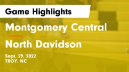 Montgomery Central  vs North Davidson Game Highlights - Sept. 29, 2022
