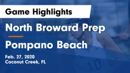 North Broward Prep  vs Pompano Beach Game Highlights - Feb. 27, 2020