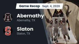 Recap: Abernathy  vs. Slaton  2020