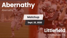 Matchup: Abernathy High vs. Littlefield  2020