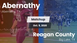 Matchup: Abernathy High vs. Reagan County  2020