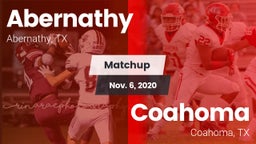 Matchup: Abernathy High vs. Coahoma  2020