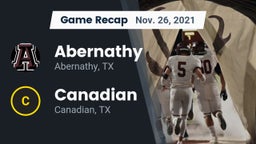 Recap: Abernathy  vs. Canadian  2021