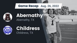 Recap: Abernathy  vs. Childress  2022