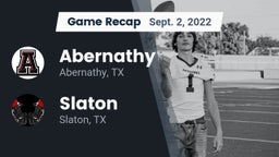 Recap: Abernathy  vs. Slaton  2022