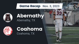 Recap: Abernathy  vs. Coahoma  2023