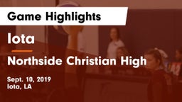 Iota  vs Northside Christian High Game Highlights - Sept. 10, 2019