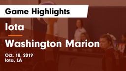 Iota  vs Washington Marion Game Highlights - Oct. 10, 2019
