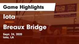 Iota  vs Breaux Bridge Game Highlights - Sept. 24, 2020