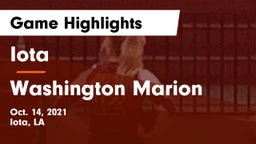 Iota  vs Washington Marion Game Highlights - Oct. 14, 2021