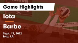 Iota  vs Barbe  Game Highlights - Sept. 13, 2022