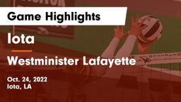 Iota  vs Westminister Lafayette Game Highlights - Oct. 24, 2022