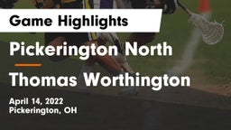 Pickerington North  vs Thomas Worthington  Game Highlights - April 14, 2022