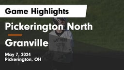 Pickerington North  vs Granville  Game Highlights - May 7, 2024