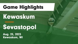 Kewaskum  vs Sevastopol  Game Highlights - Aug. 25, 2023