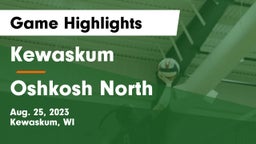 Kewaskum  vs Oshkosh North  Game Highlights - Aug. 25, 2023