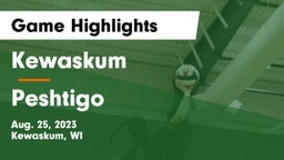 Kewaskum  vs Peshtigo  Game Highlights - Aug. 25, 2023