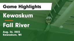 Kewaskum  vs Fall River  Game Highlights - Aug. 26, 2023