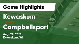 Kewaskum  vs Campbellsport  Game Highlights - Aug. 29, 2023