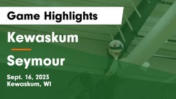 Kewaskum  vs Seymour Game Highlights - Sept. 16, 2023