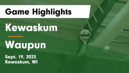 Kewaskum  vs Waupun  Game Highlights - Sept. 19, 2023