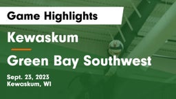Kewaskum  vs Green Bay Southwest  Game Highlights - Sept. 23, 2023