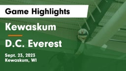 Kewaskum  vs D.C. Everest  Game Highlights - Sept. 23, 2023
