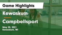 Kewaskum  vs Campbellsport  Game Highlights - May 20, 2021