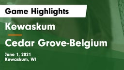 Kewaskum  vs Cedar Grove-Belgium  Game Highlights - June 1, 2021