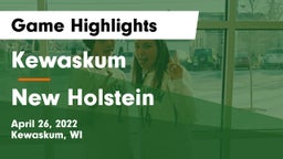 Kewaskum  vs New Holstein  Game Highlights - April 26, 2022