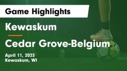Kewaskum  vs Cedar Grove-Belgium  Game Highlights - April 11, 2023