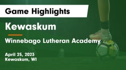 Kewaskum  vs Winnebago Lutheran Academy  Game Highlights - April 25, 2023
