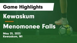 Kewaskum  vs Menomonee Falls  Game Highlights - May 25, 2023